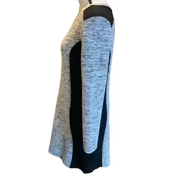 Athleta Color Block Cooldown Workout MIDI-Dress Black, Grey Women Size Small - Picture 4 of 11